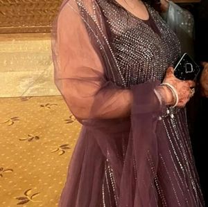 One piece floor length gown